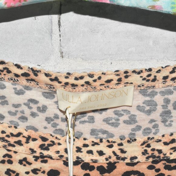 NWT! Ulla Johnson Sidney Cami in Snow Leopard Size S $165! - Picture 5 of 7
